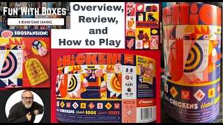Chicken! Board Game | Deluxe Kickstarter | Overview, How to Play & review | Keymaster Games : FUN !!