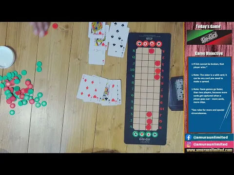 Another Gin-Go Playthrough - March 14 #boardgames #playthrough #cardgame
