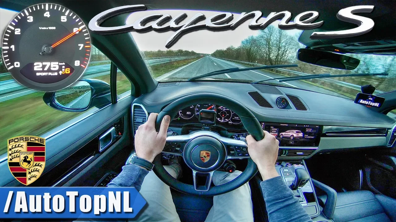 2019 Porsche Cayenne S | AUTOBAHN POV | ACCELERATION & TOP SPEED by AutoTopNL