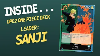 Inside…Sanji DECK - OP-02 One Piece Card Game (4K60fps)
