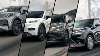 Vintertest 2026: Changan Deepal S05, Suzuki e-Vitara, Smart #1 og Zeekr X i rekkevidde- og ladetest