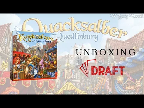Kuruzslók Quedlinburgban unboxing // mi van a dobozban?