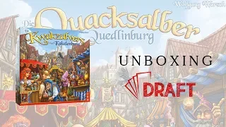 Kuruzslók Quedlinburgban unboxing // mi van a dobozban?