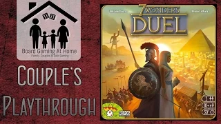 7 Wonders Duel Couples Playthrough (Gameplay Overview, Runthrough & Review)