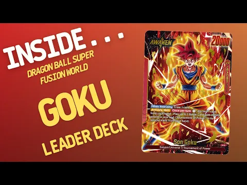 Inside…Goku Tournament of Power Leader Deck - Fusion World - Dragon Ball Super Card Game (4K 60fps)