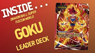 Inside…Goku Tournament of Power Leader Deck - Fusion World - Dragon Ball Super Card Game (4K 60fps)