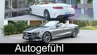 All-new Mercedes S-Class Convertible S500 & Mercedes-AMG S63 S-Klasse Cabriolet Exterior/Interior