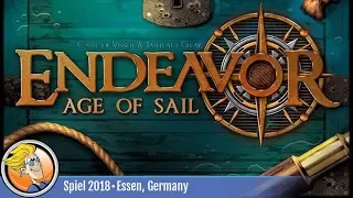 Endeavor: Age of Sail — game overview at SPIEL '18