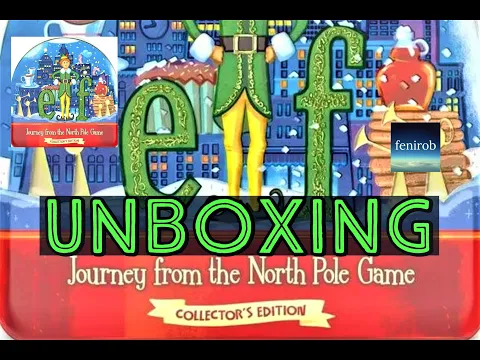 Elf: Journey From The North Pole (Collector's Edition) Board Game | Unboxing