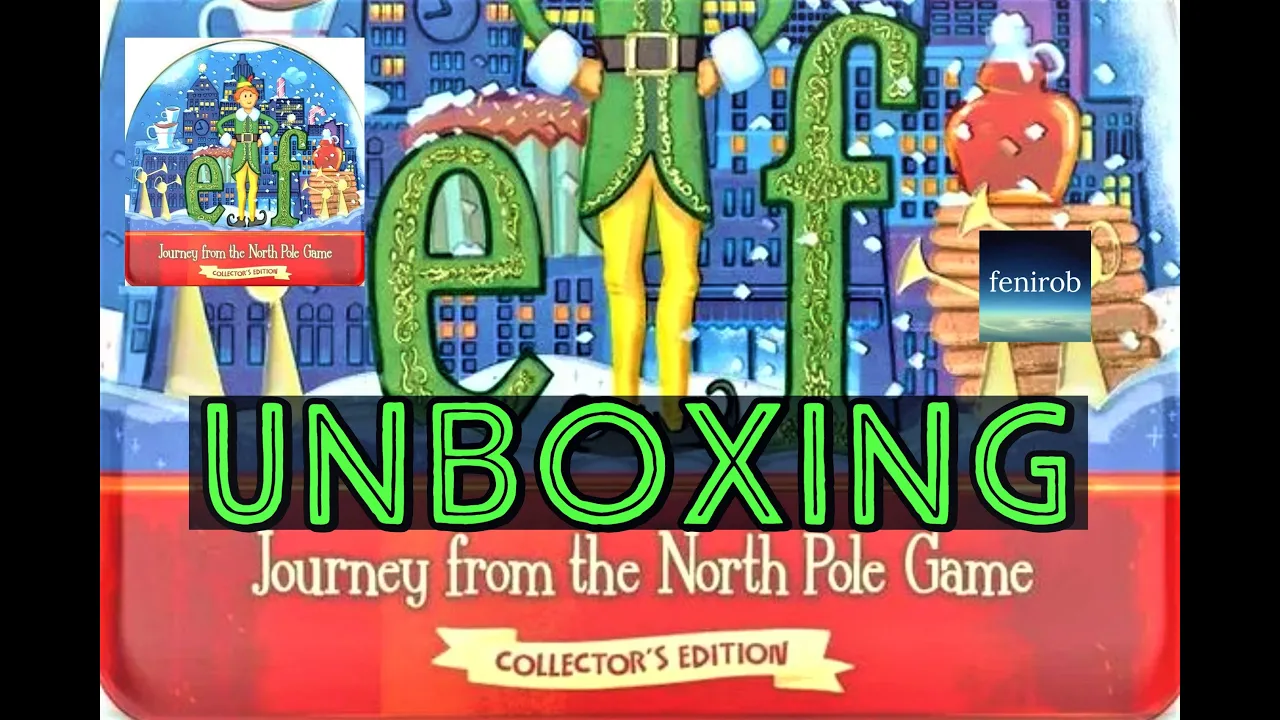 Elf: Journey From The North Pole (Collector's Edition) Board Game | Unboxing
