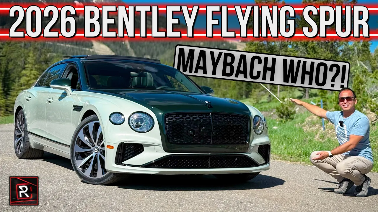 The 2026 Bentley Flying Spur Is An Ultra Luxurious Electrified Sedan With Uber Quick Reflexes