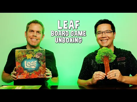 Unboxing Leaf - Nature Themed Tile Placement Board Game