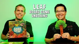 Unboxing Leaf - Nature Themed Tile Placement Board Game