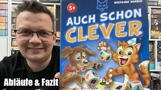  Auch schon clever (Schmidt) - ab 5 Kinder - Roll & Write - nominiert zum Kinderspiel des Jahres 2022 