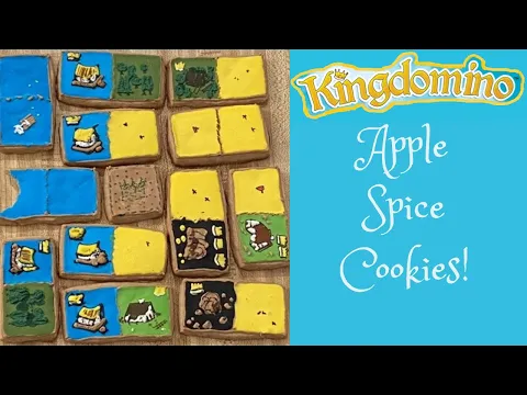 Board Game Bakes | Apple Spice Cookie Tiles from Kingdomino!