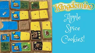 Board Game Bakes | Apple Spice Cookie Tiles from Kingdomino!