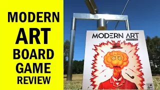 Modern Art Board Game Review & Runthrough - SOLD!