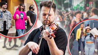 Playing DANCE MONKEY in Public on Violin