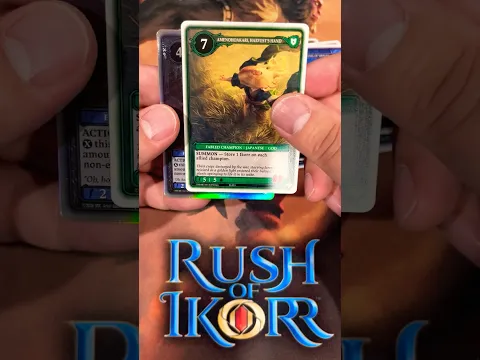 2 packs, 2 ultra rares?! Luminary Strike from Rush of Ikorr starting strong! #upperdeck #tcg #games
