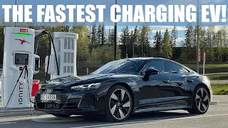 Audi E-Tron GT 10-80% SOC Charging Speed & Time Test!