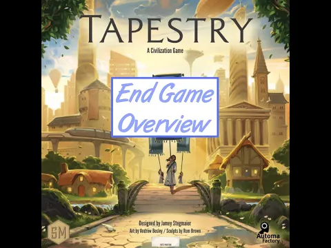 Tapped out with Tapestry. Here are my thoughts after a 2 player game.