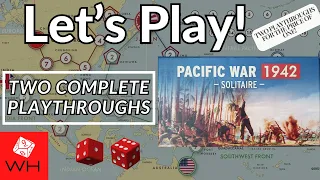 Let's Play! Pacific War 1942: Solitaire (2nd Edition) | WW2 | States of Siege