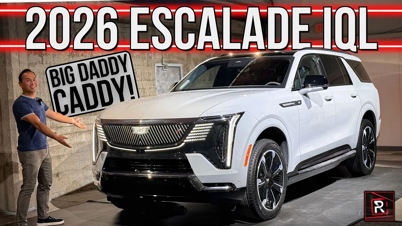 The 2026 Cadillac Escalade IQL Is The Ultimate Stretched Electric Caddy For Large Families
