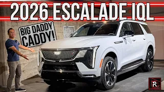 The 2026 Cadillac Escalade IQL Is The Ultimate Stretched Electric Caddy For Large Families