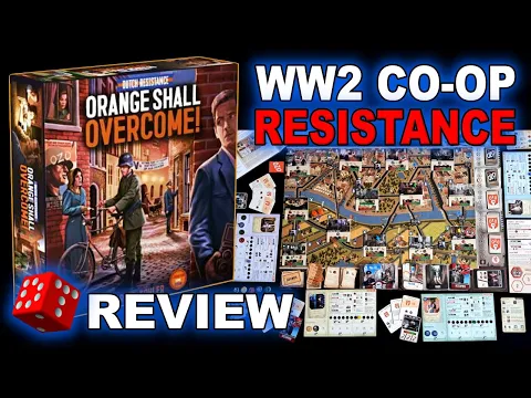 Dutch Resistance: Orange Shall Overcome! - Co-Op WW2 BOARD GAME REVIEW