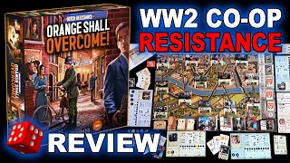 Dutch Resistance: Orange Shall Overcome! - Co-Op WW2 BOARD GAME REVIEW