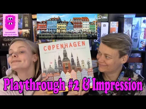 Copenhagen, Playthrough #2 & Impression (In English, board game, family game)