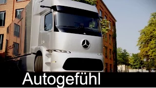 Daimler/Mercedes Urban eTRUCK electric 26t truck Design & Connectivity