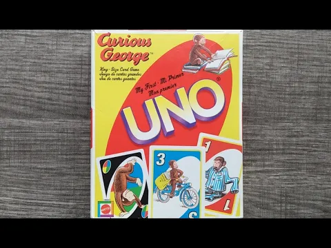 UNO Curious George Card Game