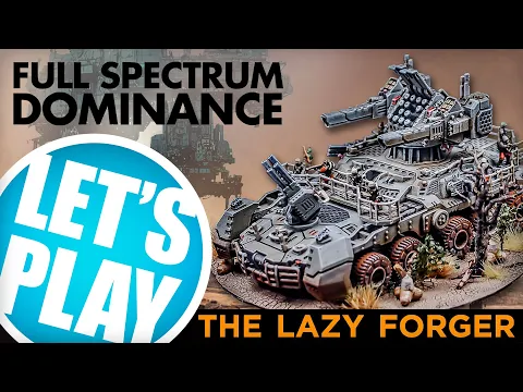 Let's Play: Full Spectrum Dominance (6mm Sci-Fi Wargame!) | The Lazy Forger