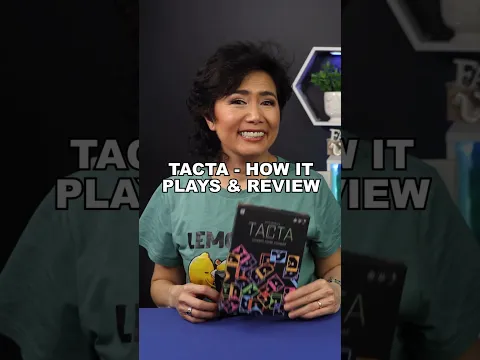 This card overlay mechanic is genius. Tacta! #boardgames #shorts