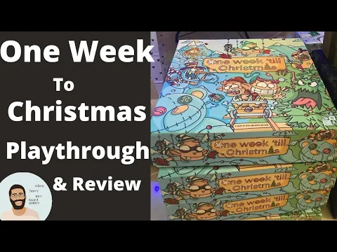 One Week To Christmas Board Game Playthrough & Review