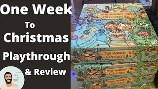 One Week To Christmas Board Game Playthrough & Review