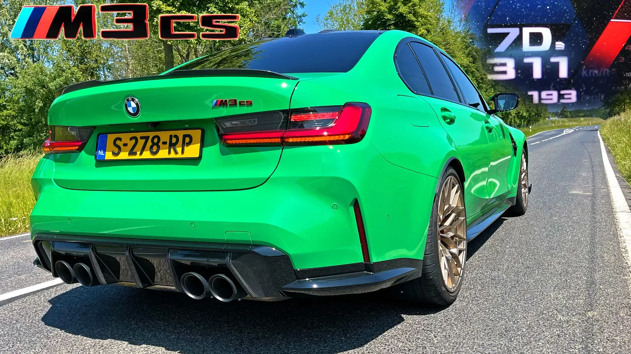 2024 BMW M3 CS | 0-100 100-200 1/4 Mile 1/2 MILE POV & SOUND