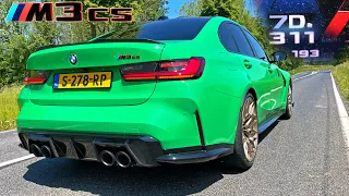 2024 BMW M3 CS | 0-100 100-200 1/4 Mile 1/2 MILE POV & SOUND