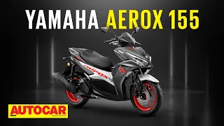 2021 Yamaha Aerox 155 - India's most powerful scooter! | First Look | Autocar India