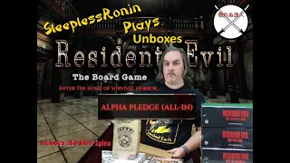 Unboxing the Resident Evil Board Game Alpha Pledge Kickstarter with SleeplessRonin [360 Mini Spins]