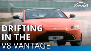 We go drifting in the new Aston Martin Vantage! | carsales