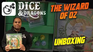 Dice and Dragons - The Wizard of Oz Adventure Book Game Unboxing