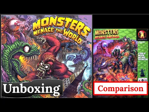 Monsters Menace the World: Unboxing