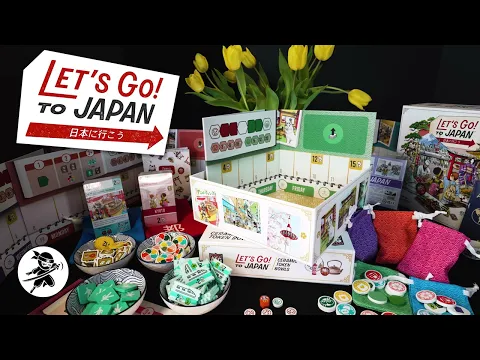 Let's Go! to Japan - Unboxing - Kickstarter edition