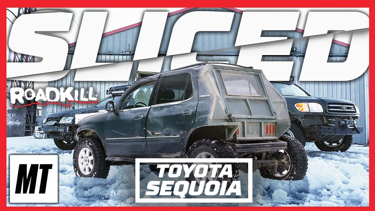 Sliced Up Junkyard Cars Racing in a Blizzard | Roadkill | MotorTrend