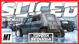 Sliced Up Junkyard Cars Racing in a Blizzard | Roadkill | MotorTrend