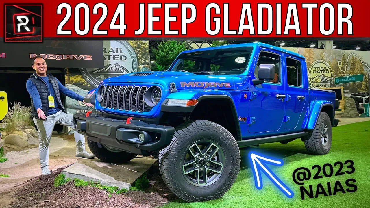 The 2024 Jeep Gladiator Adopts All The Tech And Features From The Wrangler