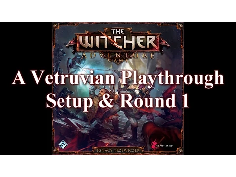 The Witcher Boardgame Playthrough Part 1