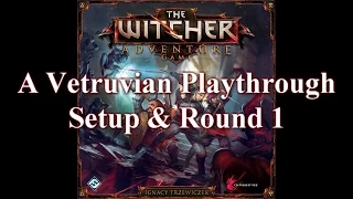 The Witcher Boardgame Playthrough Part 1